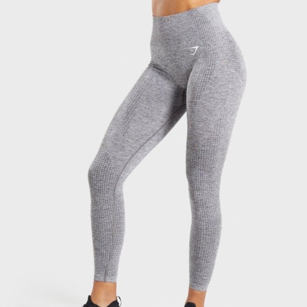 GYMSHARK VITAL SEAMLESS MARL GREY SET